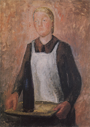 La cameriera (1929) Olio su tavola cm 76 x 55