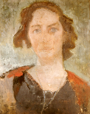 Ritratto della cognata (1930-1933) Olio su faesite cm 45 x 34